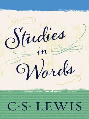 cover image of Studies in Words